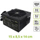 Fuente Alimentación Tecnoware Free Silent PRO ATX V2.31 650W