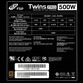 FSP Twins PRO Fuente de Alimentación Redundante 500W 80 Plus Gold