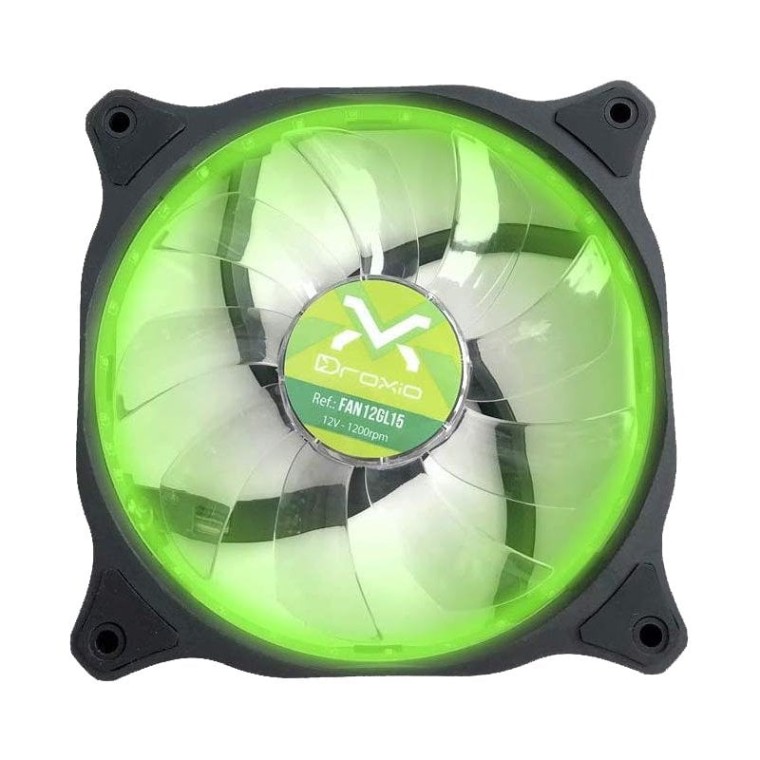 Droxio FAN12GL15 Ventilador 120mm LED Verde