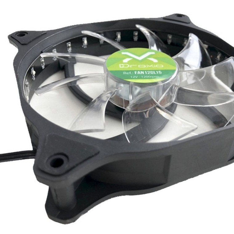 Droxio FAN12GL15 Ventilador 120mm LED Verde