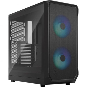 Fractal Design Focus 2 RGB Mid Tower Cristal Templado USB 3.2 Negra Fractal Design Focus 2 RGB Mid Tower Cristal Templado USB 3.2 Negra