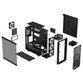 Fractal Design Meshify 2 Compact Lite RGB ATX Cristal Templado USB 3.2 Negra Fractal Design Meshify 2 Compact Lite RGB ATX Cristal Templado USB 3.2 Negra