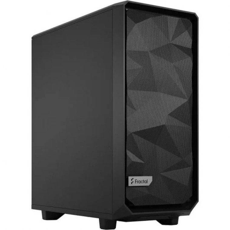 Fractal Design Meshify 2 Compact Black Solid Mid Tower USB 3.2 Negra