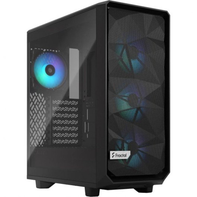 Fractal Design Meshify 2 Compact RGB Light Tint Mid Tower Cristal Templado USB 3.2 Negra