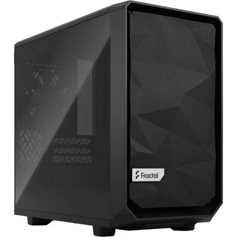 Fractal Design Meshify 2 Nano Mini Tower Cristal Templado USB 3.2 Negra