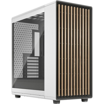 Torre PC Fractal Design North XL TGC Midi Tower Cristal Templado USB-C Blanco Tiza