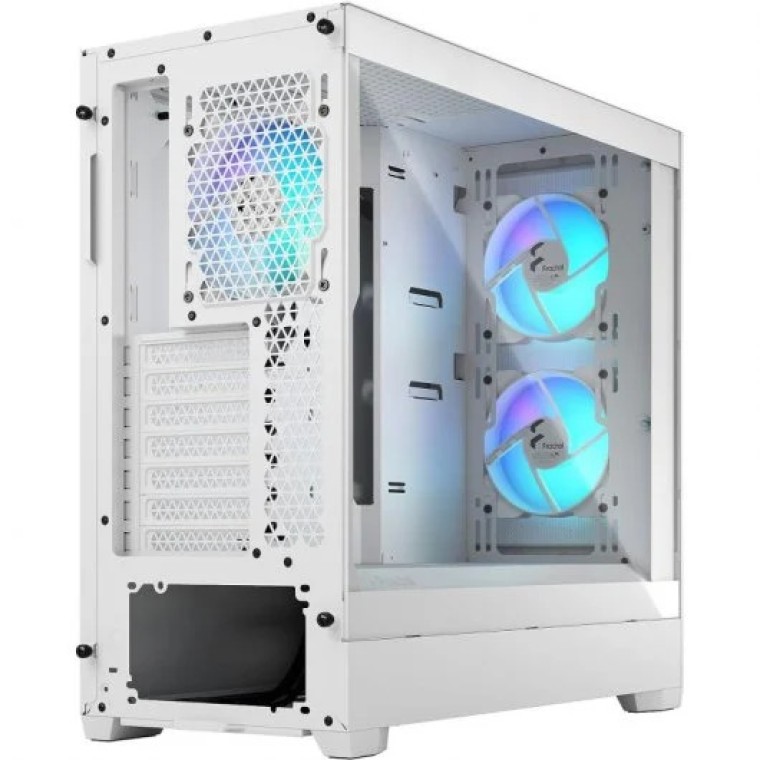 Fractal Design Pop Air RGB ATX Cristal Templado USB 3.2 Blanca