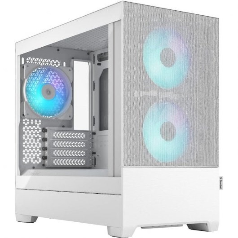 Fractal Design Pop Mini Air RGB Mini Tower Cristal Templado USB 3.2 Blanca