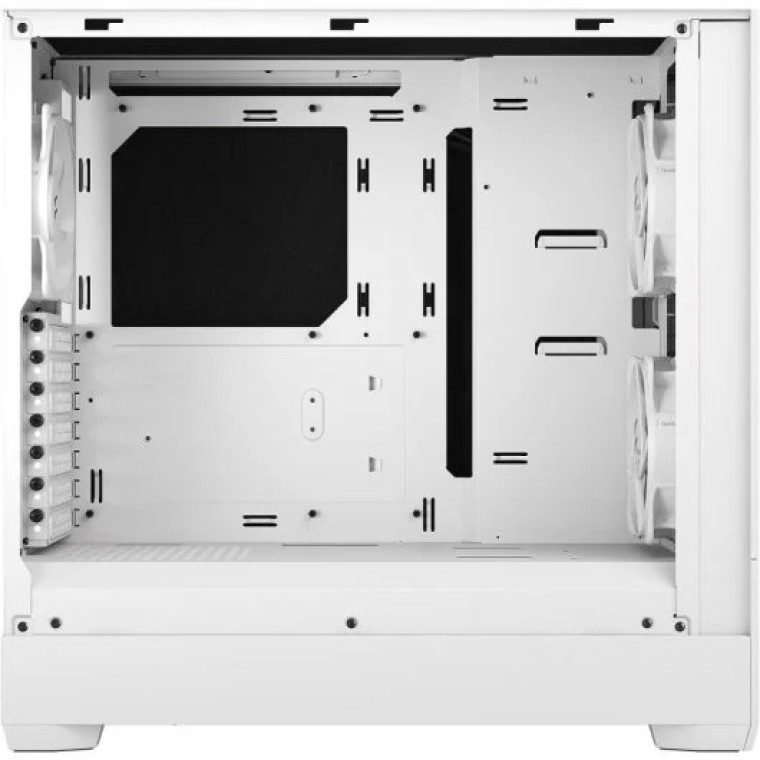 Fractal Design Pop Silent TG Clear Tint Cristal Templado USB 3.2 Blanca