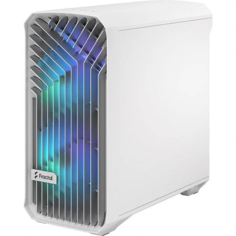 Fractal Design Compact RGB Clear Tint Midi Tower Cristal Templado USB 3.2 Negra