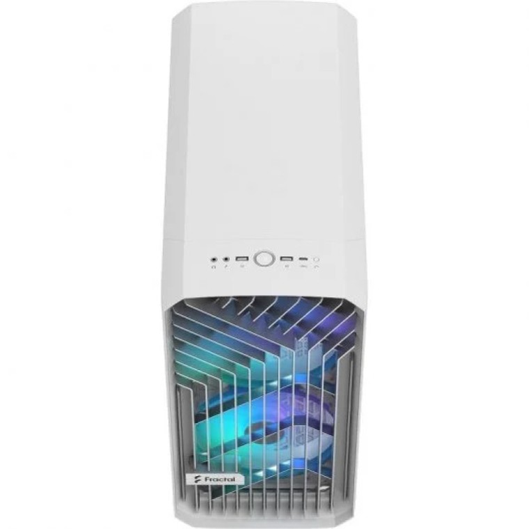 Fractal Design Compact RGB Clear Tint Midi Tower Cristal Templado USB 3.2 Negra