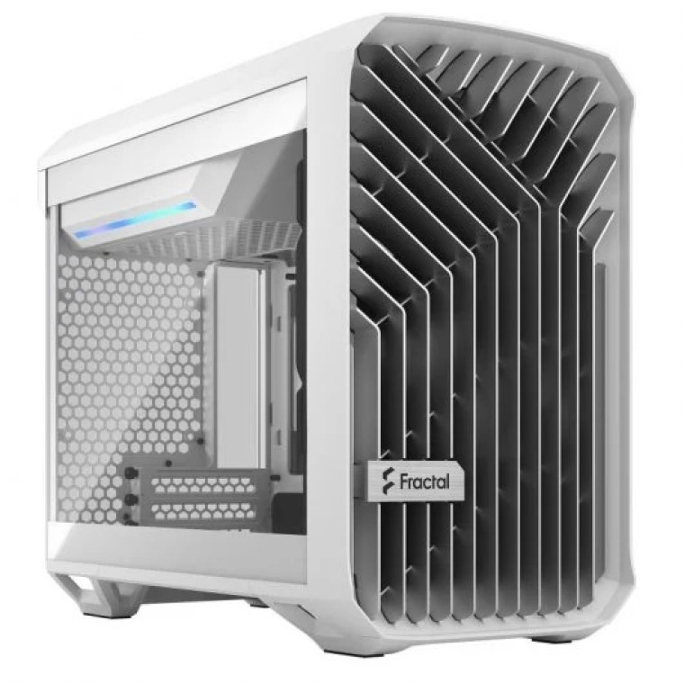 Fractal Design Torrent Nano Mini-ITX Cristal Templado USB-C Blanca