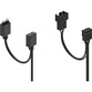 Fractal Design Aspect 12 RGB PWM Kit de 3 Ventiladores Suplementarios 120m Negro