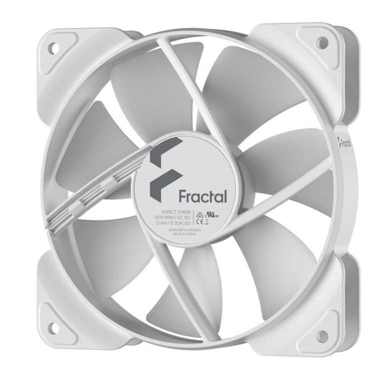 Fractal Design Aspect 12 RGB Ventilador 120mm Blanco