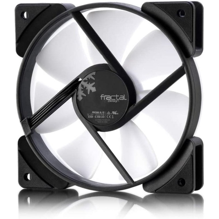 Fractal Design Prisma AL-12 3P Ventilador 120mm Negro/Blanco