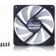 Fractal Design Silent Series R3 Ventilador 120 mm Negro/Blanco