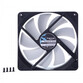 Fractal Design Silent Series R3 Ventilador 140mm Negro/Blanco Fractal Design Silent Series R3 Ventilador 140mm Negro/Blanco