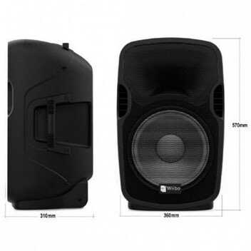 Wiibo Festa 12BT Altavoz Activo Bluetooth 200W + Soporte + Cable + Micrófono Wiibo Festa 12BT Altavoz Activo Bluetooth 200W + Soporte + Cable + Micrófono