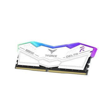 Memoria RAM Team Group Delta White RGB DDR5 6000MHz 32GB 2x16GB CL30 Dual AMD EXPO e Intel XMP Blanc