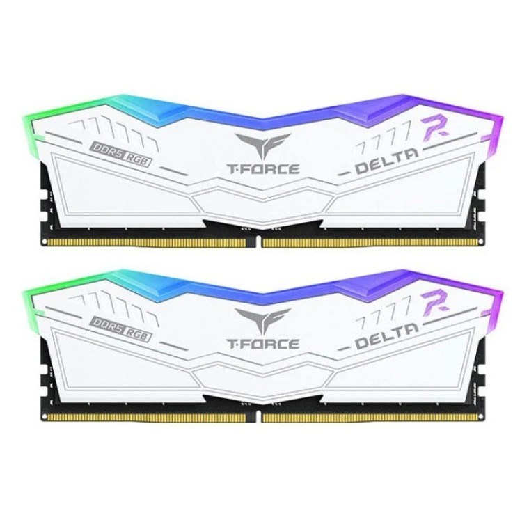 Team Group Delta White RGB DDR5 6000MHz 32GB 2x16GB CL38