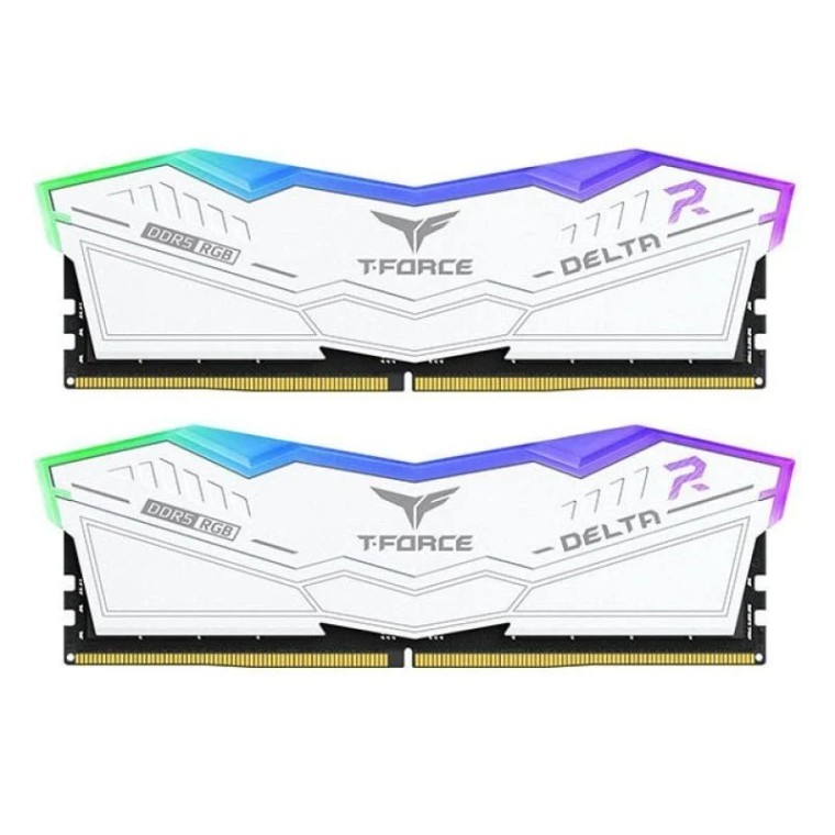 Team Group Delta White RGB DDR5 6800MHz 32GB 2x16GB CL34