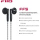 FiiO FF5 Auriculares Intrauditivos HiFi Negros