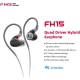 FiiO FH15 Auriculares Intrauditivos HiFi Negros