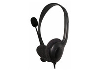 Omega FIS1020 USB Auriculares con Micrófono Negros