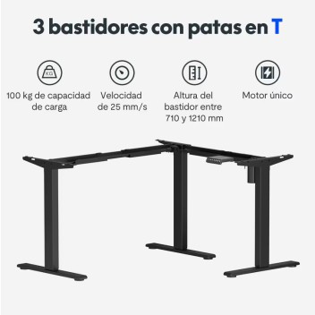 Escritorio esquinero electrónico E2L Escritorio esquinero electrónico E2L
