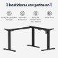 Escritorio esquinero electrónico E2L Escritorio esquinero electrónico E2L