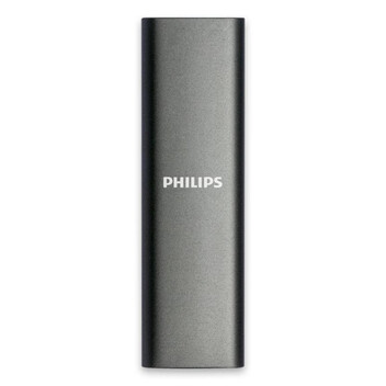 Disco Duro Unidad SSD Philips FM02SS030P/00 2TB SATA USB Tipo C 550MB/s Aluminio Gris Disco Duro Unidad SSD Philips FM02SS030P/00 2TB SATA USB Tipo C 550MB/s Aluminio Gris