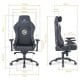 Forgeon Spica Leather Silla Gaming Negra