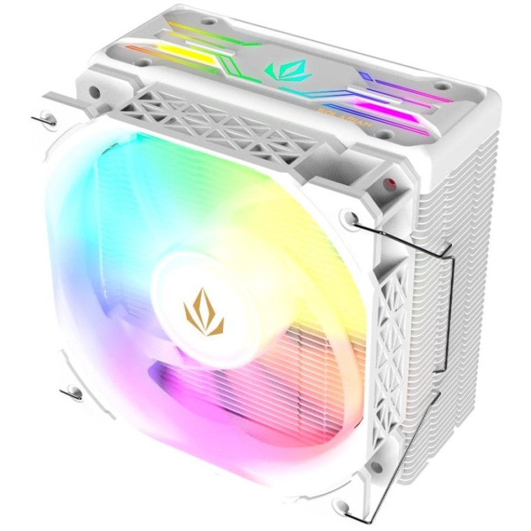 Forgeon Solarian Cooler 4Pipes 120mm ARGB Ventilador CPU Blanco