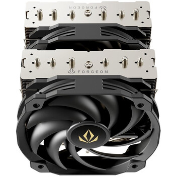 Forgeon Windlord Black 6Pipes Ventilador CPU Dual Heatsink 2x140mm Negro