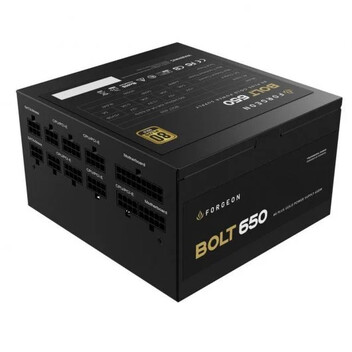 Forgeon Bolt PSU 650W 80+ Gold Full Modular Fuente de Alimentación Forgeon Bolt PSU 650W 80+ Gold Full Modular Fuente de Alimentación