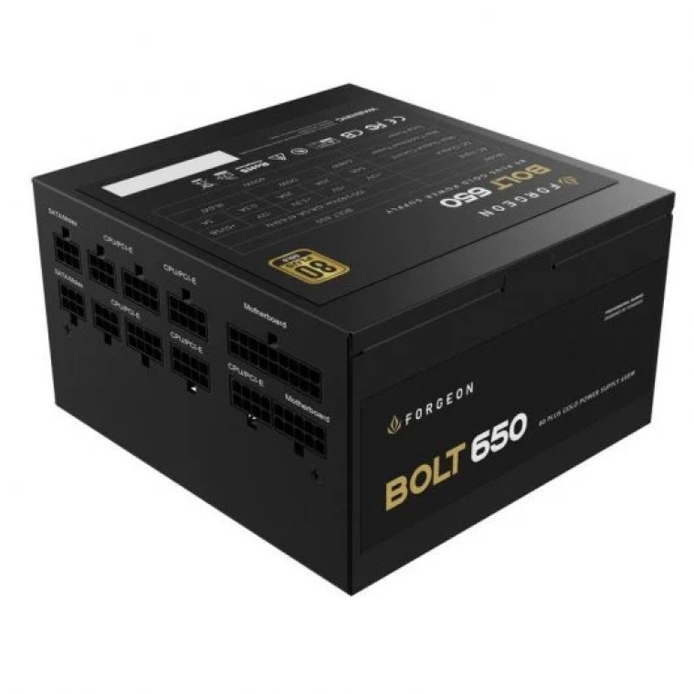 Forgeon Bolt PSU 650W 80+ Gold Full Modular Fuente de Alimentación