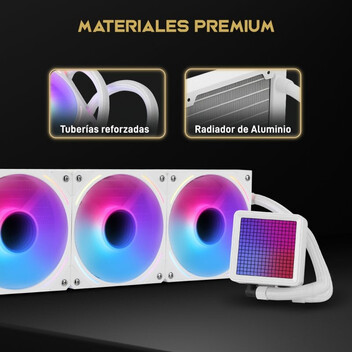 Forgeon Solum Refrigeración Líquida 360 ARGB Kit Liquid Cooler Blanca Forgeon Solum Refrigeración Líquida 360 ARGB Kit Liquid Cooler Blanca