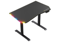 Forgeon Battleground Mesa Gaming Regulable en Altura con Motor 120x70cm RGB Negra