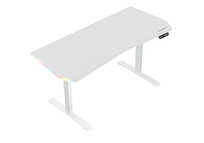 Forgeon Battleground White Mesa Gaming Regulable en Altura con Motor 160x70cm RGB Blanca Forgeon Battleground White Mesa Gaming Regulable en Altura con Motor 160x70cm RGB Blanca