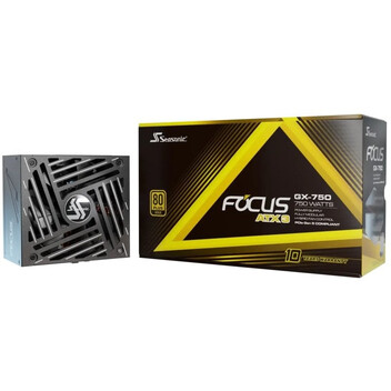 Fuente Alimentación Seasonic Focus GX-750 ATX 3 PCIe 5.1 750W 80 Plus Gold Modular Fuente Alimentación Seasonic Focus GX-750 ATX 3 PCIe 5.1 750W 80 Plus Gold Modular