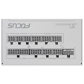 Fuente Alimentación Seasonic Focus GX-850 White ATX 3 PCIe 5.1 850W 80 Plus Gold Modular