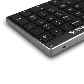 NGS Fortune Teclado Inalámbrico Multidispositivo compatible con Bluetooth Qwerty Español