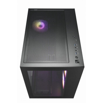 Torre PC FSP CMT380 ARGB Mid Tower Cristal Templado USB-C 3.2 Negra
