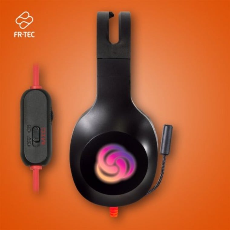 FR-TEC TYPHOON Auriculares Gaming Negros