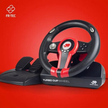 FR-TEC Turbo Cup Volante y Pedales para Nintendo Switch/PC