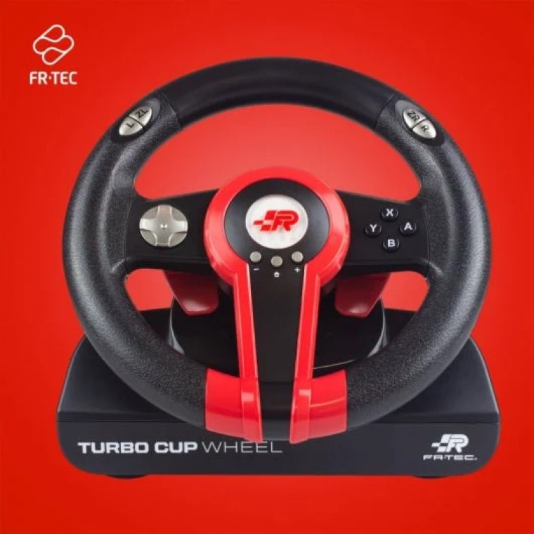 FR-TEC Turbo Cup Volante y Pedales para Nintendo Switch/PC