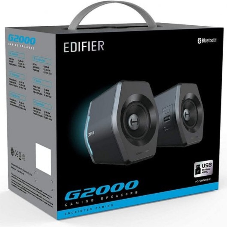 Edifier G2000 Altavoces Gaming Bluetooth Negros