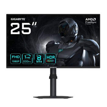 Monitor Gaming Gigabyte G25F2 24.5" FHD 200Hz 1ms HDR10 SS-IPS FreeSync Altavoces Negro
