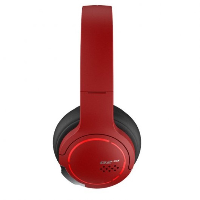 Edifier G2BT Auriculares Gaming Inalámbricos con Cancelación de Ruido Rojos