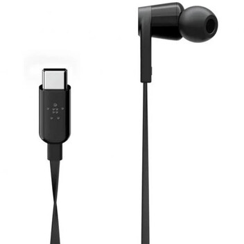 Belkin Rockstar Auriculares USB-C Negros